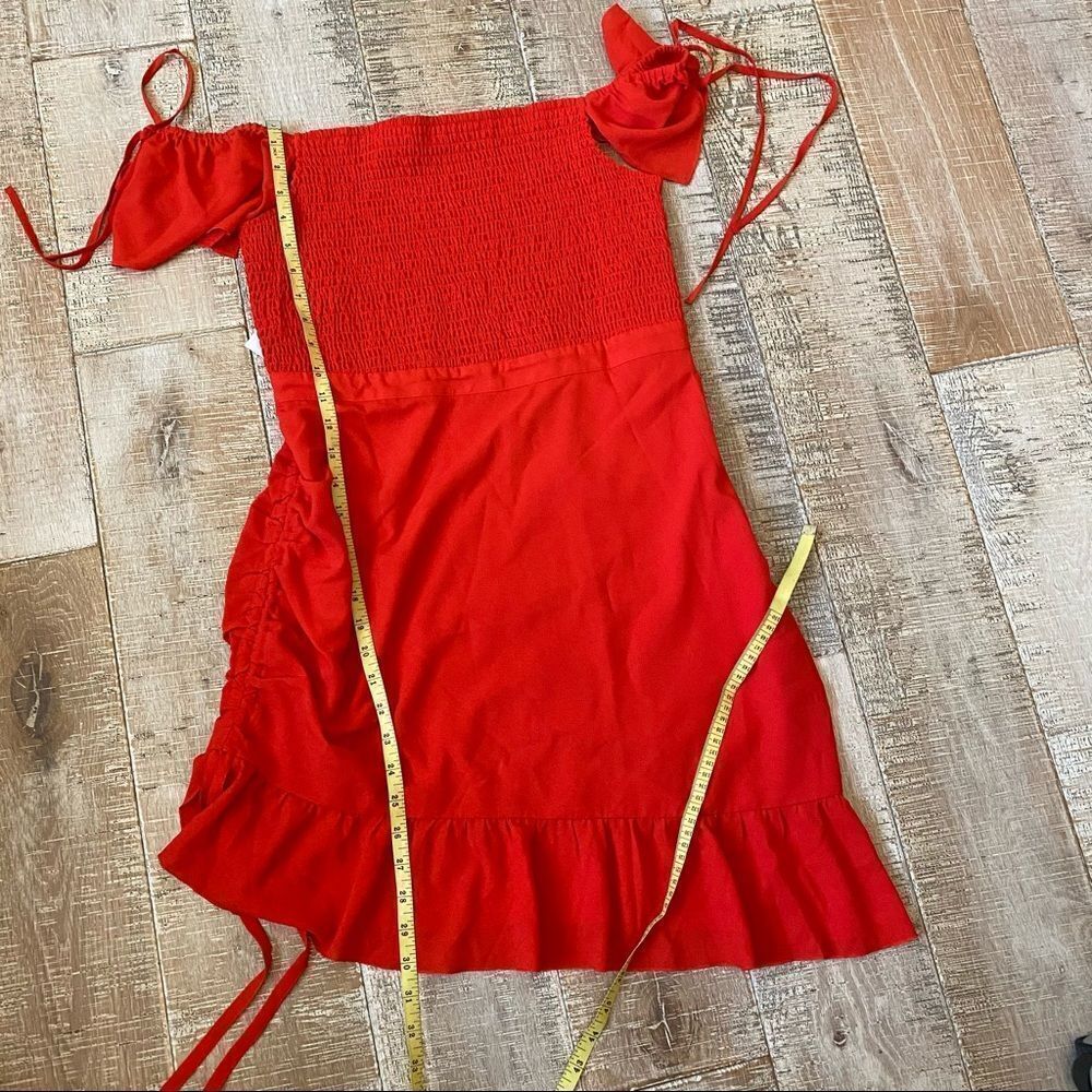 NWT! Ali & Jay red off the shoulder mini dress XL - Picture 15 of 16
